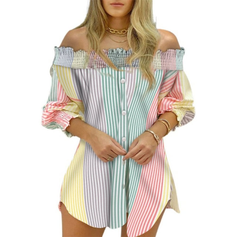 Misomee Print Blouse Fashion